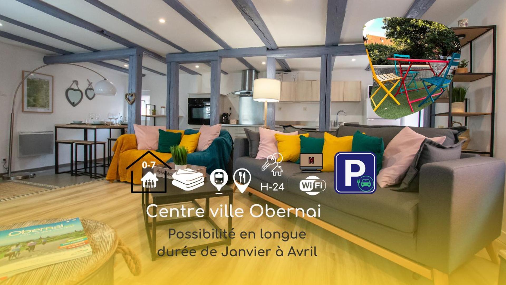 Le Nid Cosy D'Obernai /2Min Centre Ville/Parking Eksteriør bilde